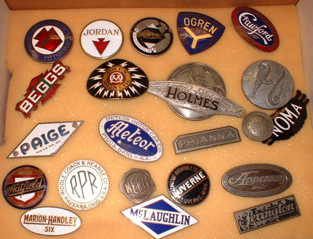 vintage car badges