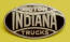 1935 Indiana Truck Radiator enameled badge emblem