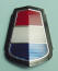 1962 Plymouth Sport Fury hood plastic car emblem
