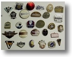 Unrestored emblems in stock